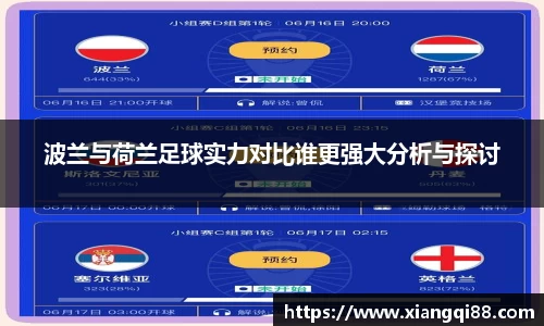 波兰与荷兰足球实力对比谁更强大分析与探讨